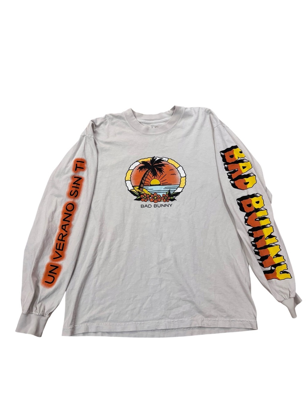 Bad Bunny 2022 Concert long sleeve Tee mens medium